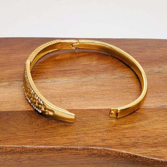 14K Gold 7" Womens 2ct Diamond Bangle Bracelet Ladies New 14 K Silver Jewelry - Picture 7 of 8